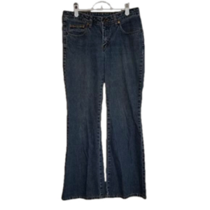 Hollywood Flare Leg Womens Blue Jeans Label Reads Size 31